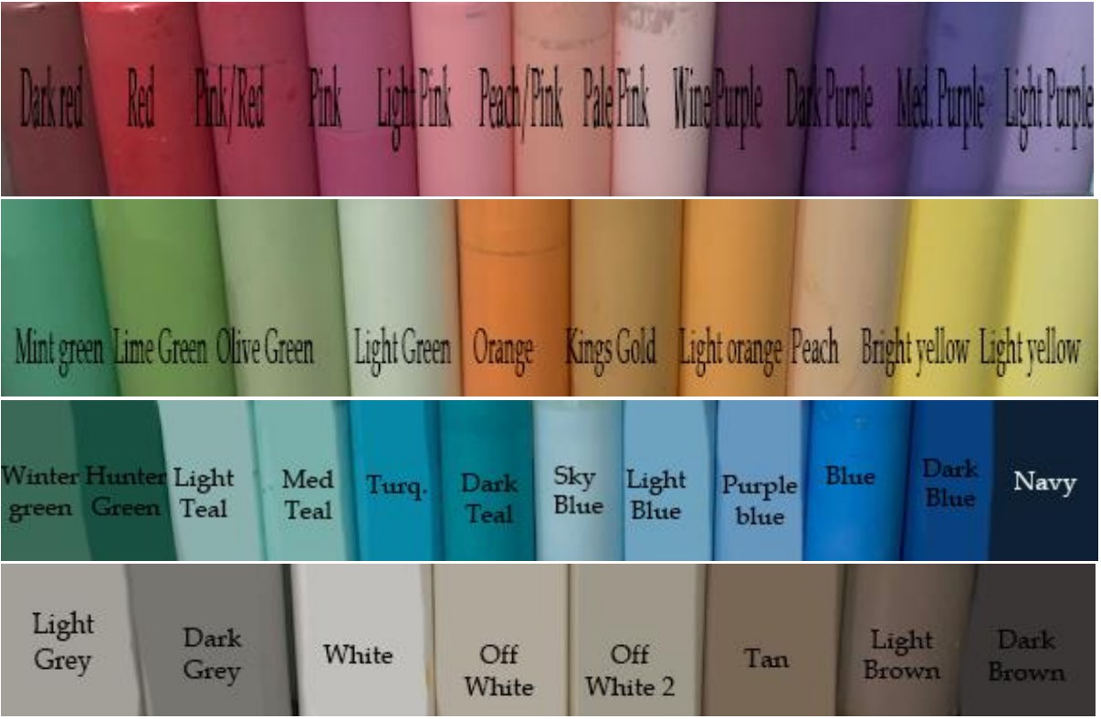 Paint Color Swatches