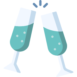 Champagne Glasses Icon