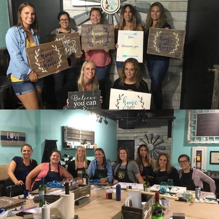 DIY Art Project Classes by Refresh Your Pallet