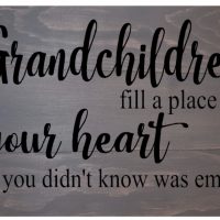 Grandchildren fill a place in your heart