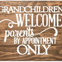 Grandchildren welcome