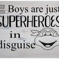 little boys are just superheros