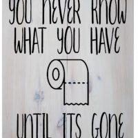 You never know what you have until its gone