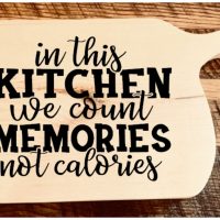 in this kitchen we count memories